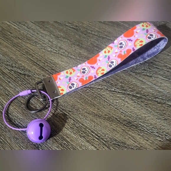 Disney Inspired Halloween Key Fob Wristlet - Picture 2 of 5